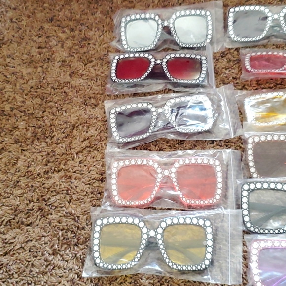 Bling bling fashion eye glasses assortment colors - Picture 1 of 7